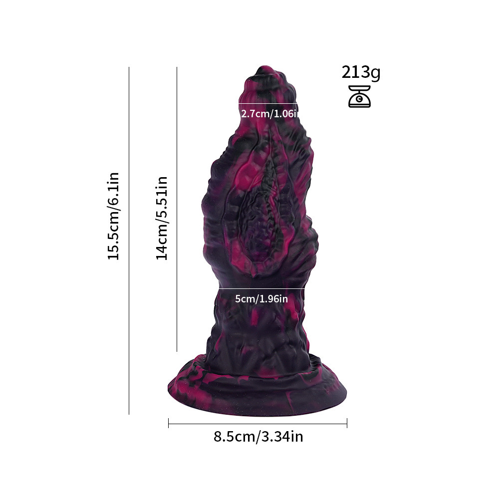Universal for both men and women Liquid silicone Colorful Luminous Series Snail