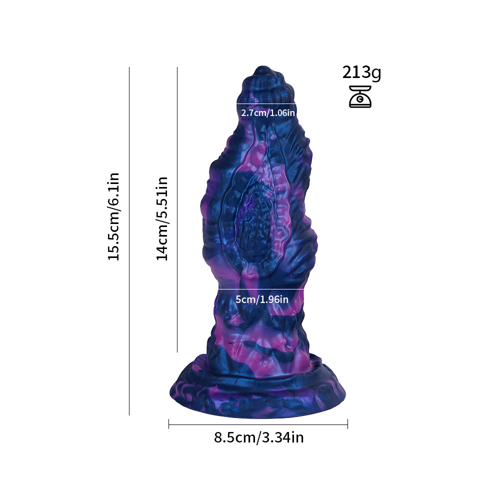Universal for both men and women Liquid silicone Colorful Luminous Series Snail