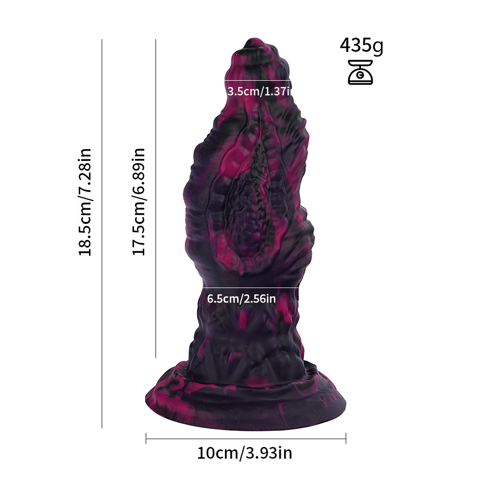 Universal for both men and women Liquid silicone Colorful Luminous Series Snail