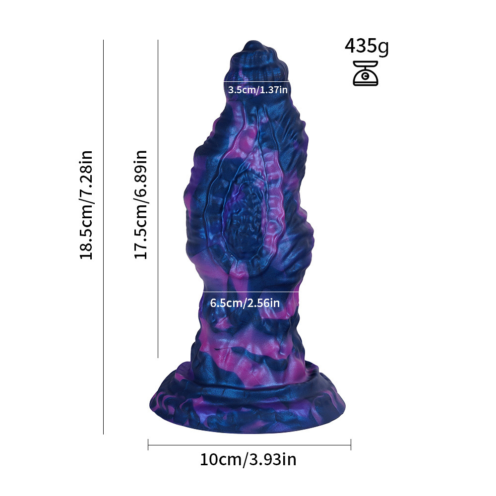 Universal for both men and women Liquid silicone Colorful Luminous Series Snail