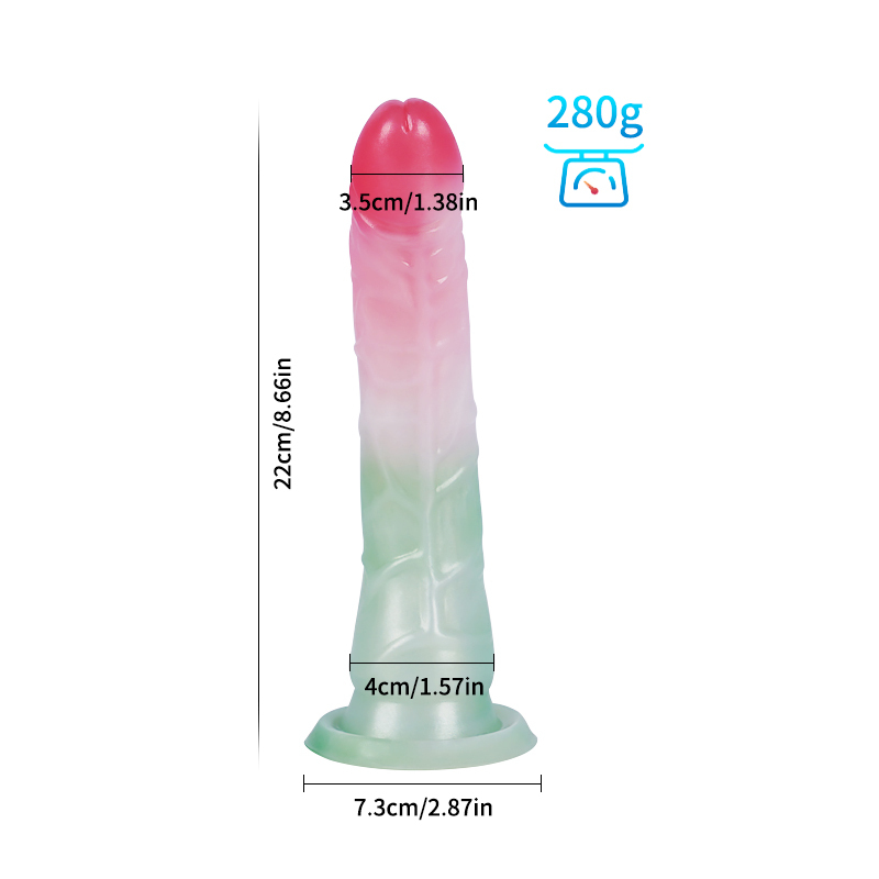 Universal for both men and women Liquid silicone Colorful Luminous Series