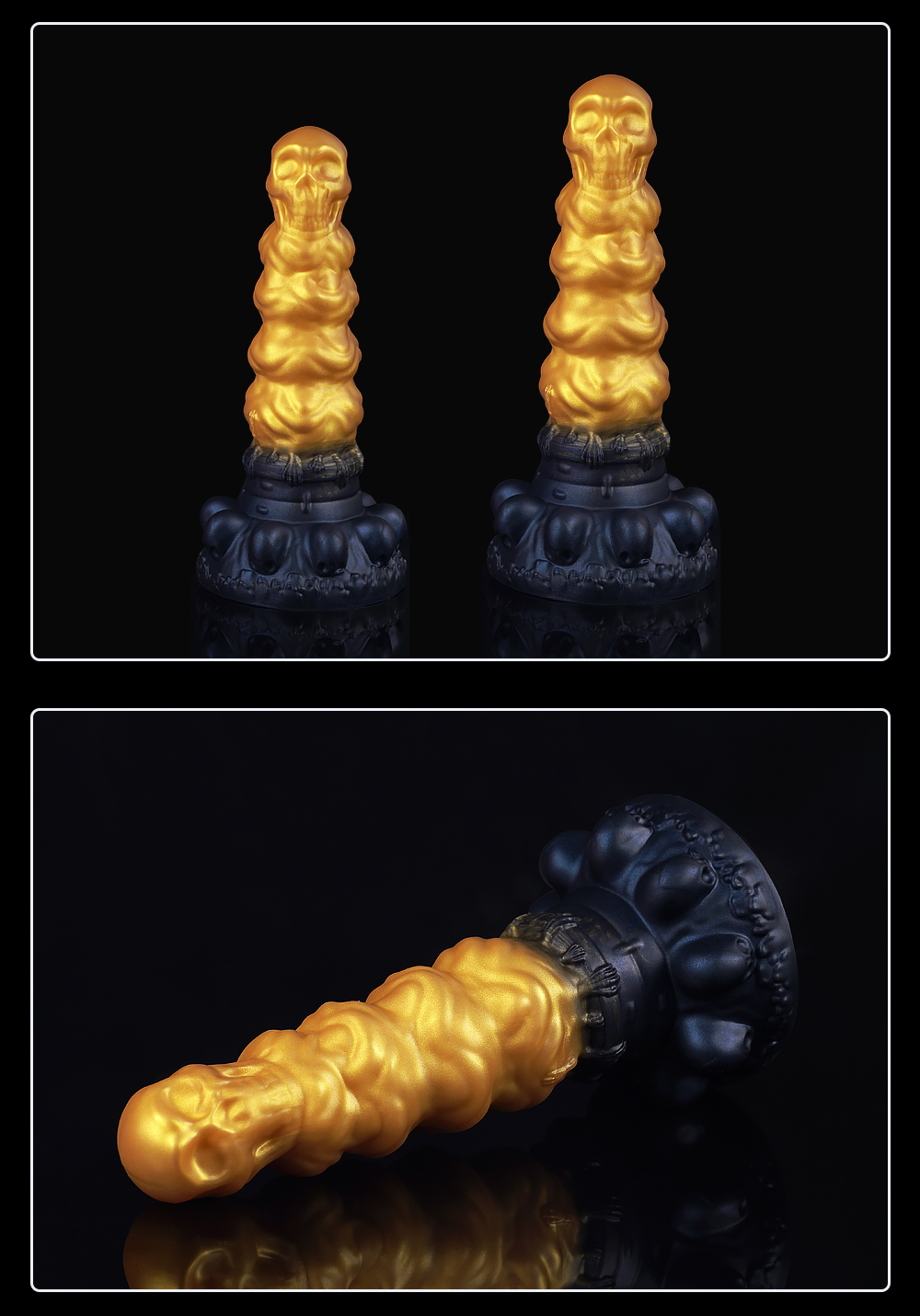 Universal for both men and women Liquid silicone Colorful Luminous Series Black Gilding Series