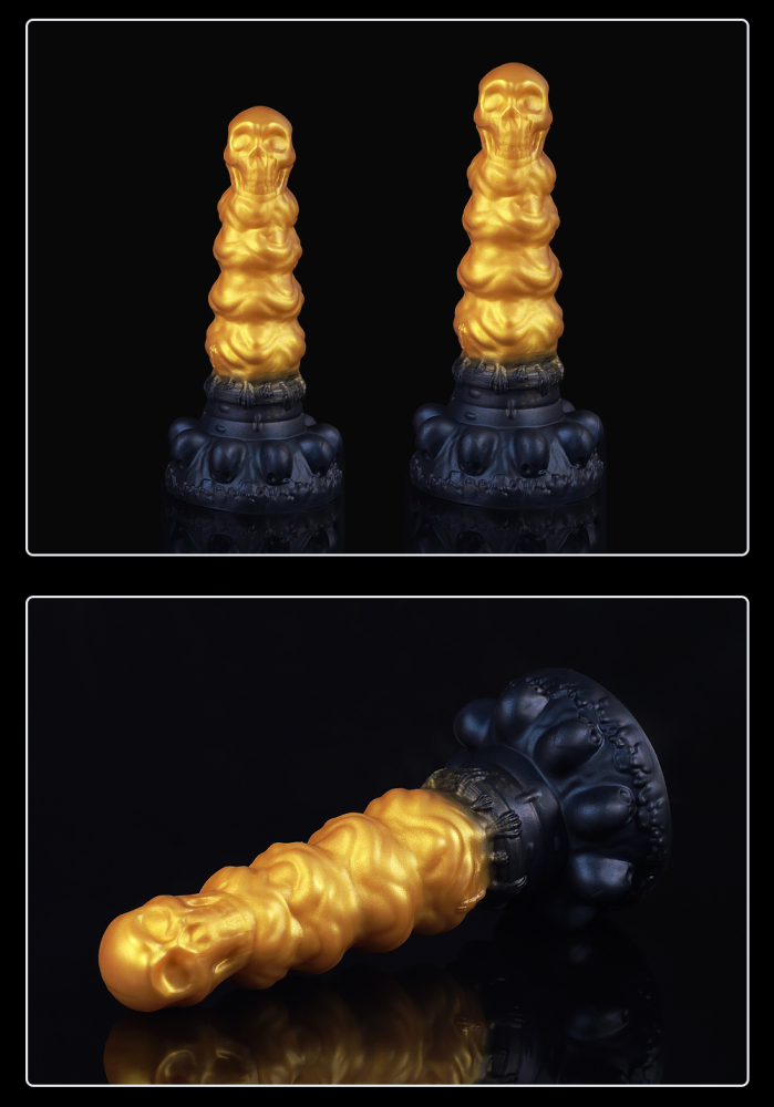 Universal for both men and women Liquid silicone Colorful Luminous Series Black Gilding Series