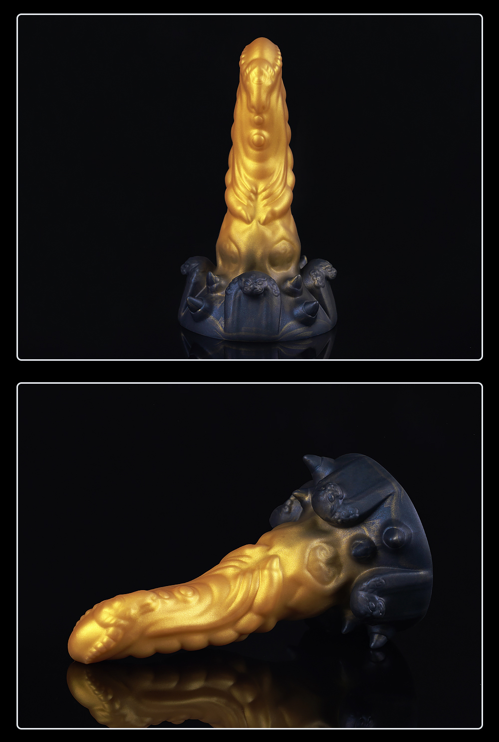 Universal for both men and women Liquid silicone Colorful Luminous Series Black Gilding Series