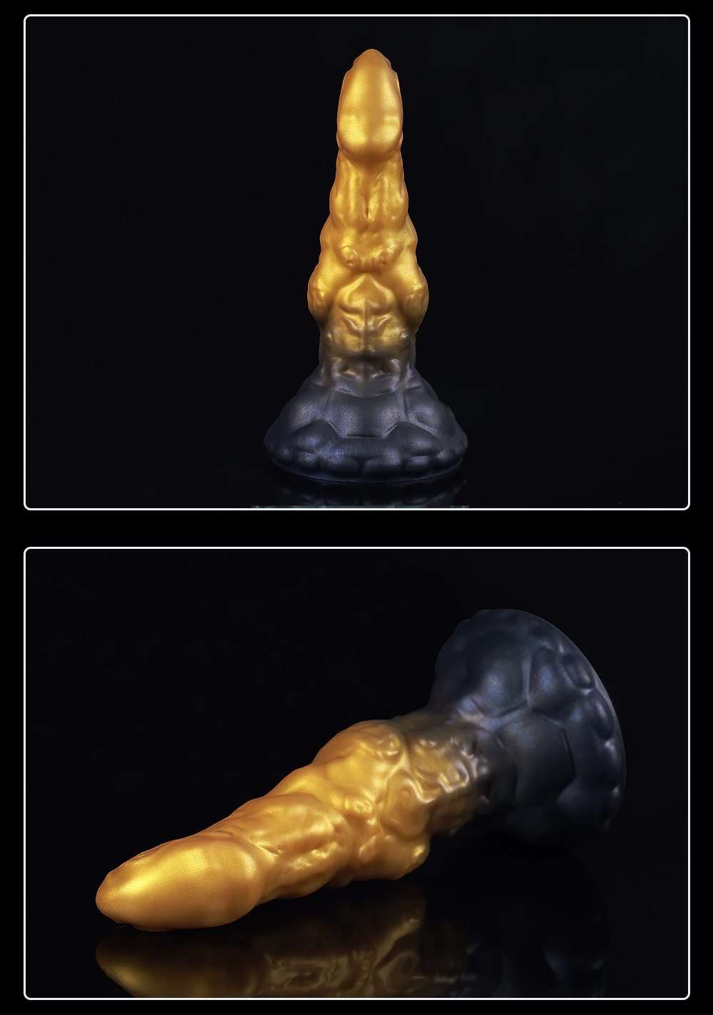 Universal for both men and women Liquid silicone Colorful Luminous Series Black Gilding Series
