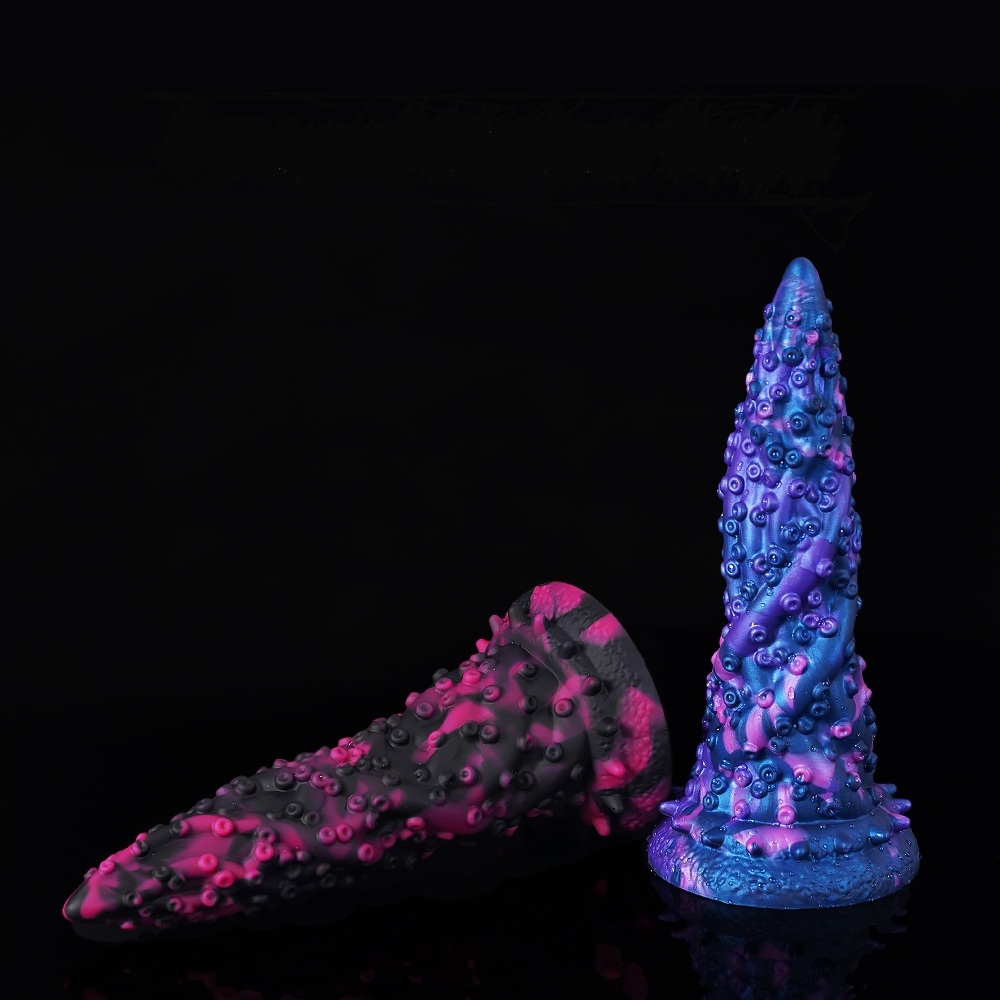 Universal for both men and women Liquid silicone Colorful Luminous Series Octopus