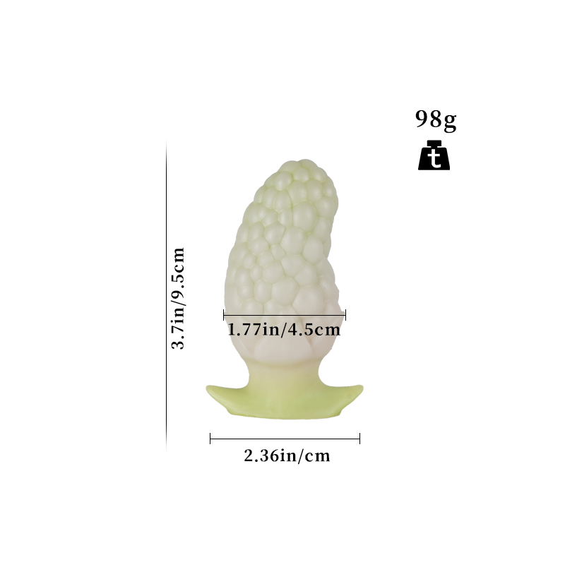 Universal for both men and women Liquid silicone Colorful Luminous Series Mulberry fruit