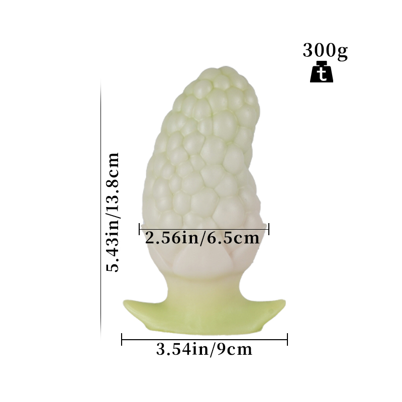 Universal for both men and women Liquid silicone Colorful Luminous Series Mulberry fruit
