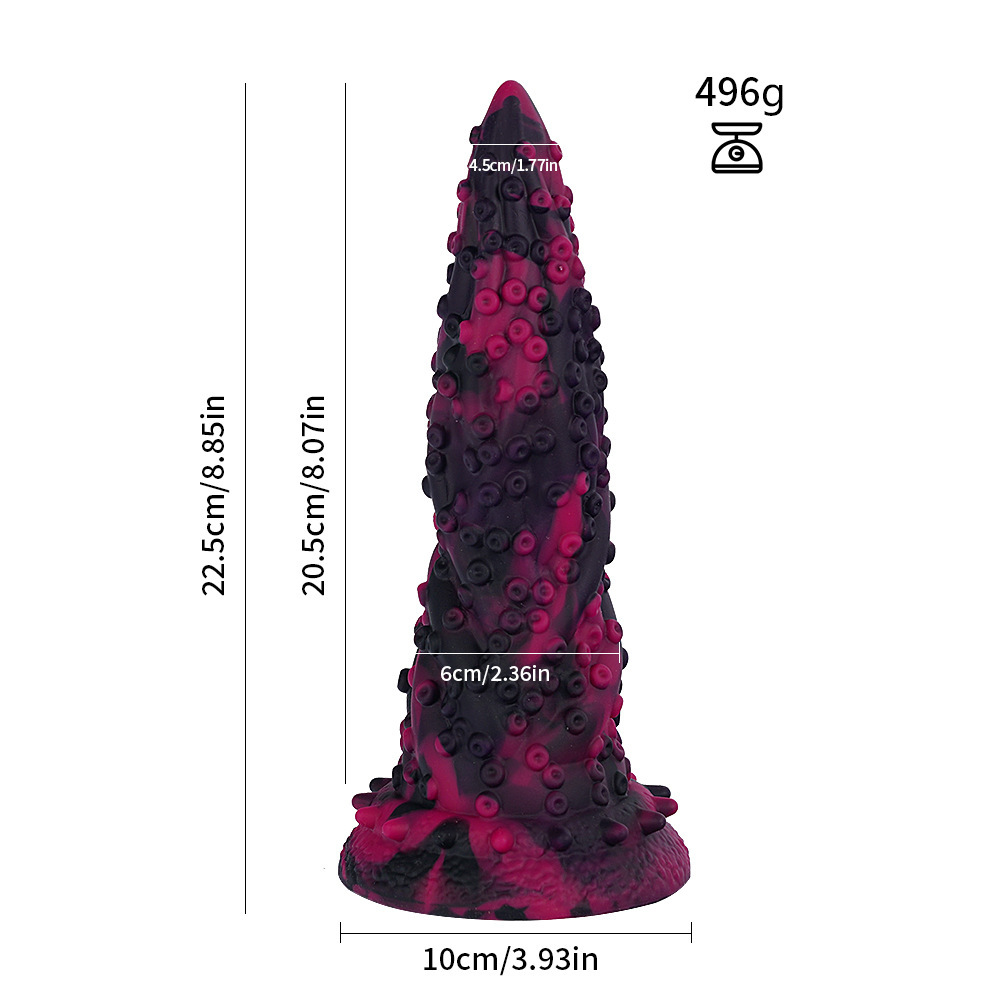 Universal for both men and women Liquid silicone Colorful Luminous Series Octopus