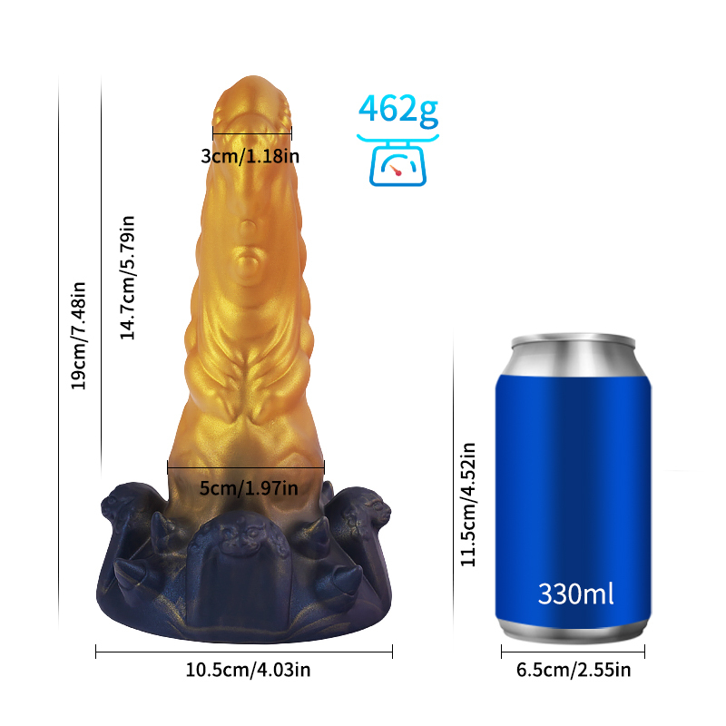 Universal for both men and women Liquid silicone Colorful Luminous Series Black Gilding Series