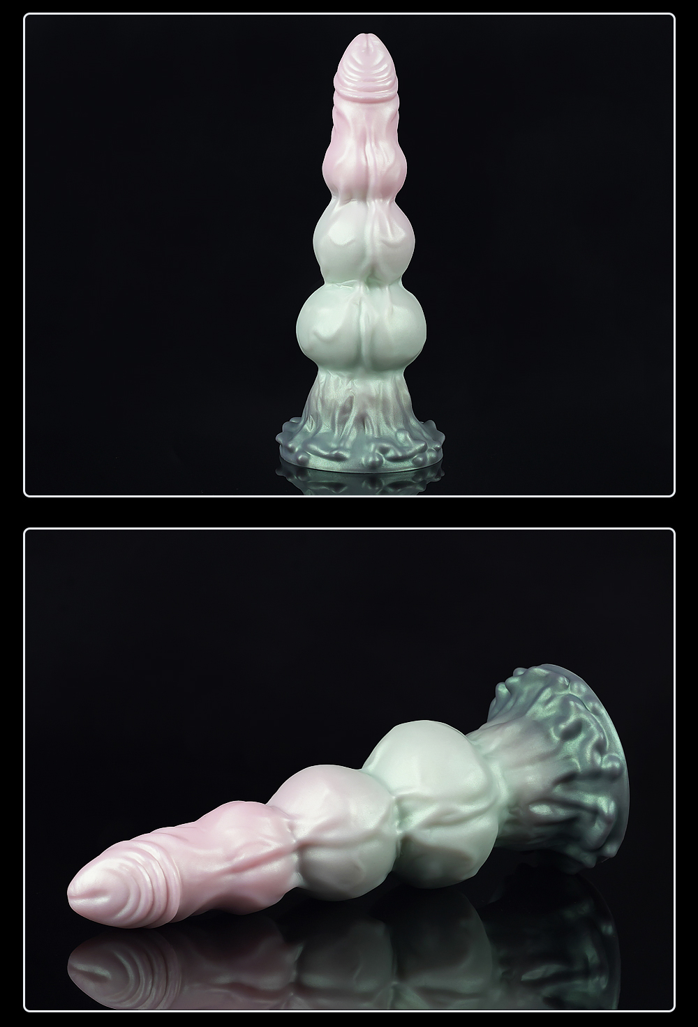 Universal for both men and women Liquid silicone Colorful Luminous Series Dog