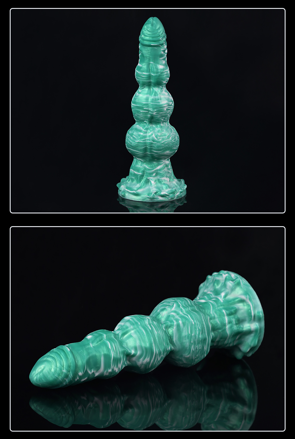 Universal for both men and women Liquid silicone Colorful Luminous Series Dog