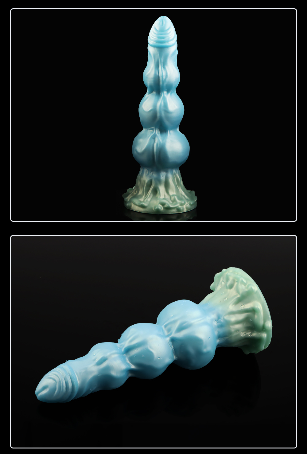 Universal for both men and women Liquid silicone Colorful Luminous Series Dog