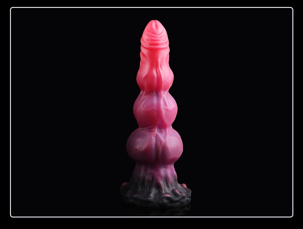 Style option preview of the Colorful Luminous Series liquid silicone dog dildo