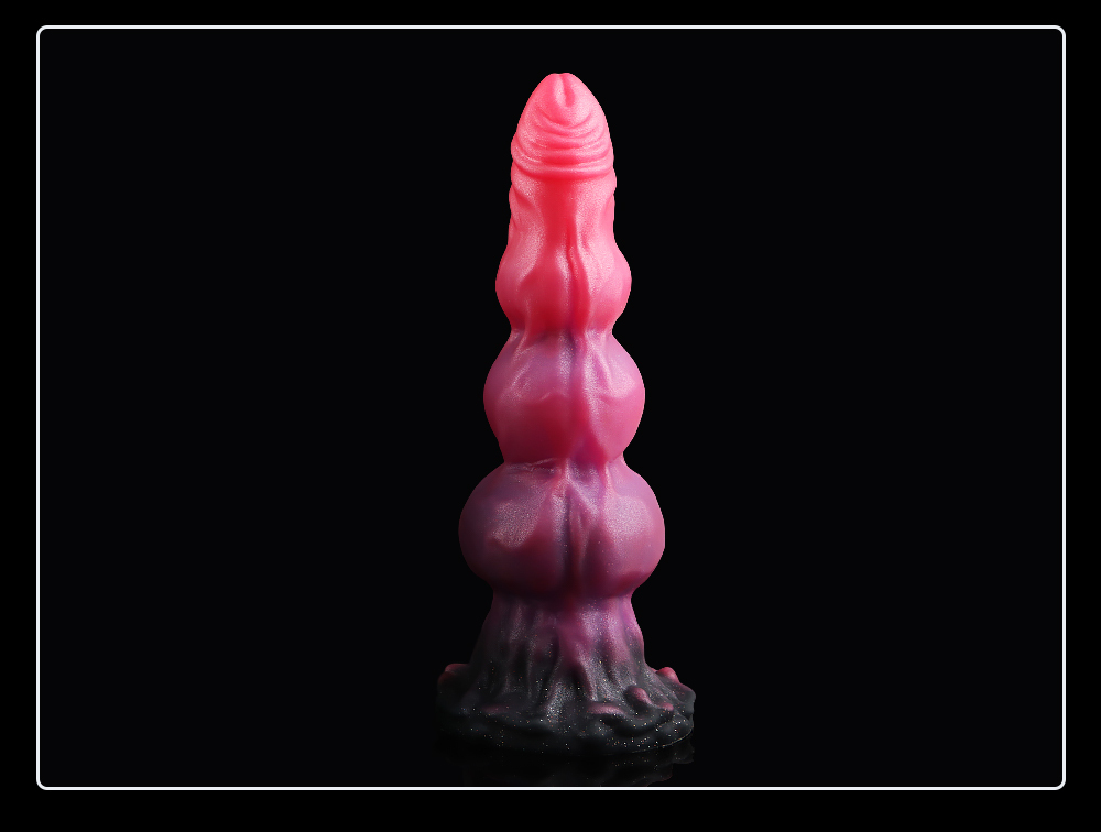 Universal for both men and women Liquid silicone Colorful Luminous Series Dog