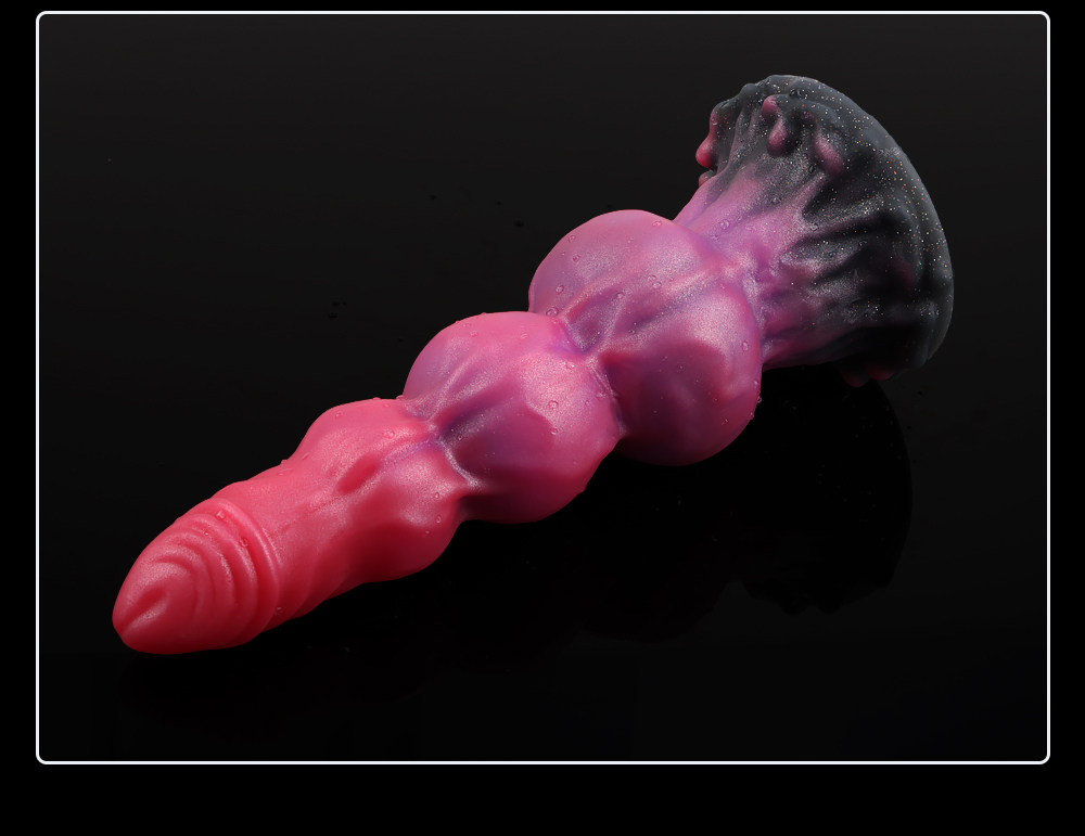 Universal for both men and women Liquid silicone Colorful Luminous Series Dog