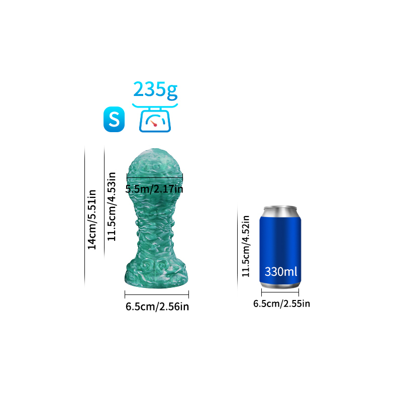 Universal for both men and women Liquid silicone Colorful Luminous Series Jadeite Abyss Series