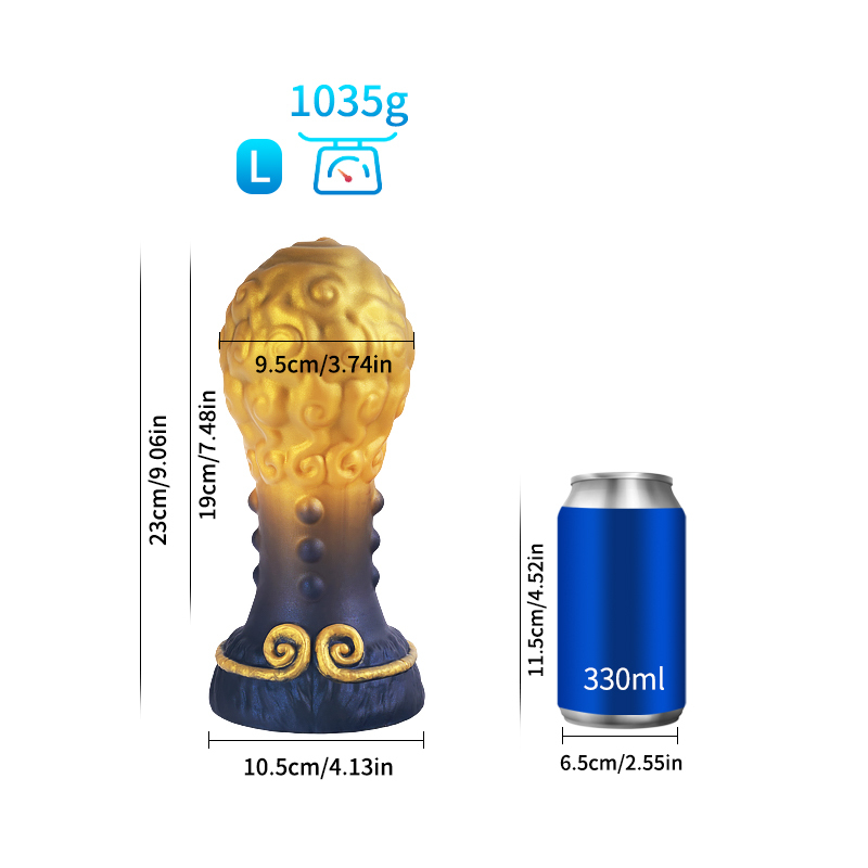 Universal for both men and women Liquid silicone Colorful Luminous Series Black Gilding Series
