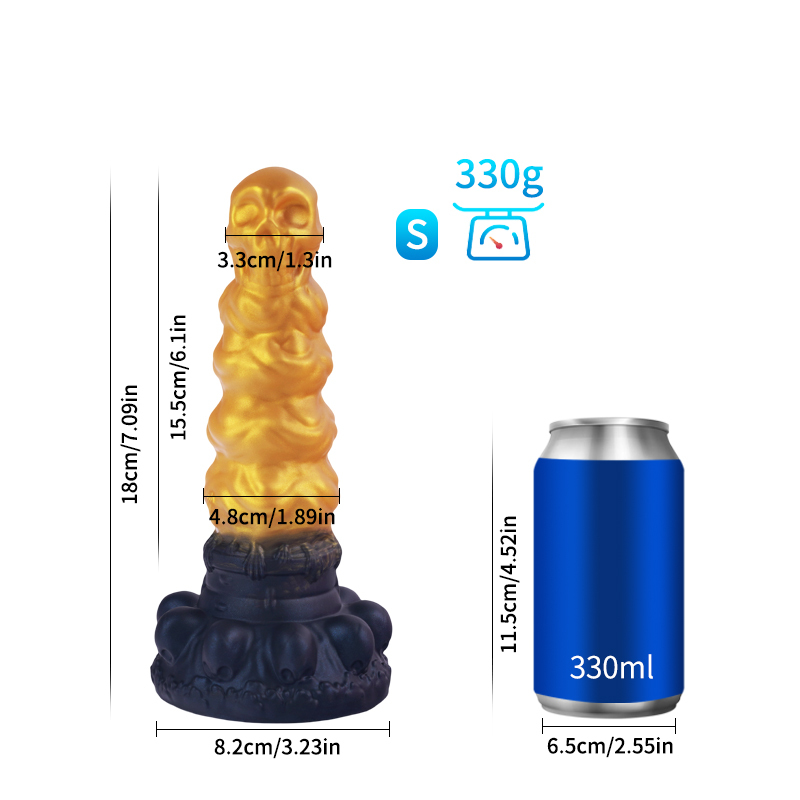 Universal for both men and women Liquid silicone Colorful Luminous Series Black Gilding Series