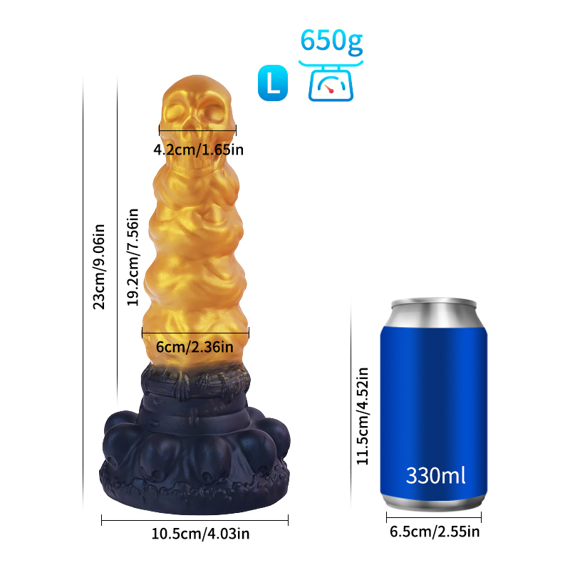 Universal for both men and women Liquid silicone Colorful Luminous Series Black Gilding Series