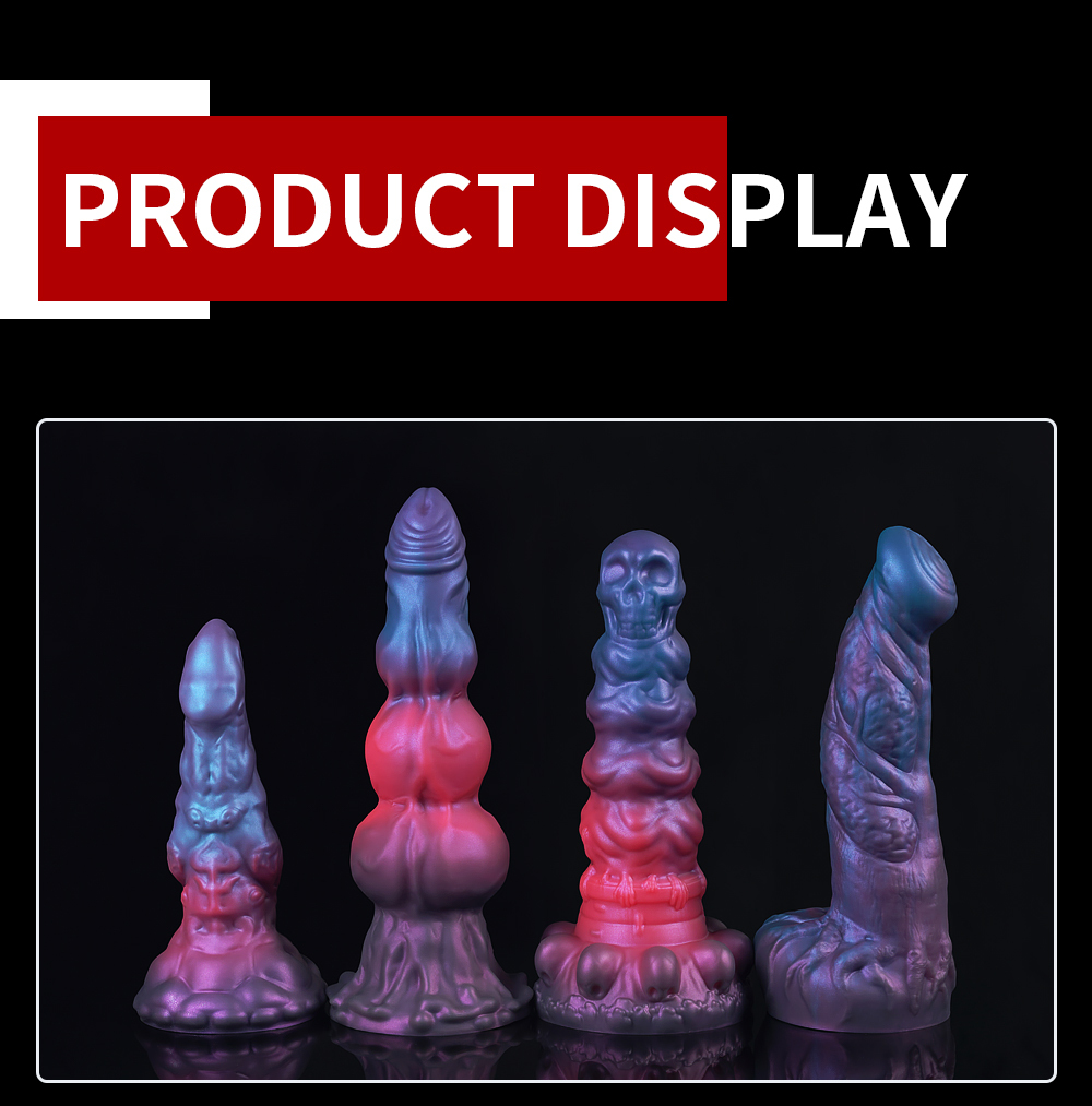Universal for both men and women Liquid silicone Colorful Luminous Series