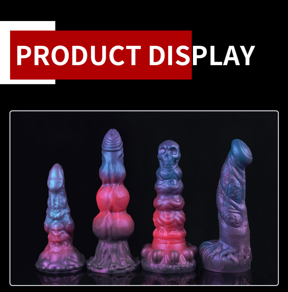 Universal for both men and women Liquid silicone Colorful Luminous Series