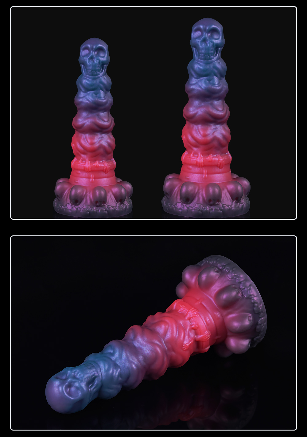 Universal for both men and women Liquid silicone Colorful Luminous Series