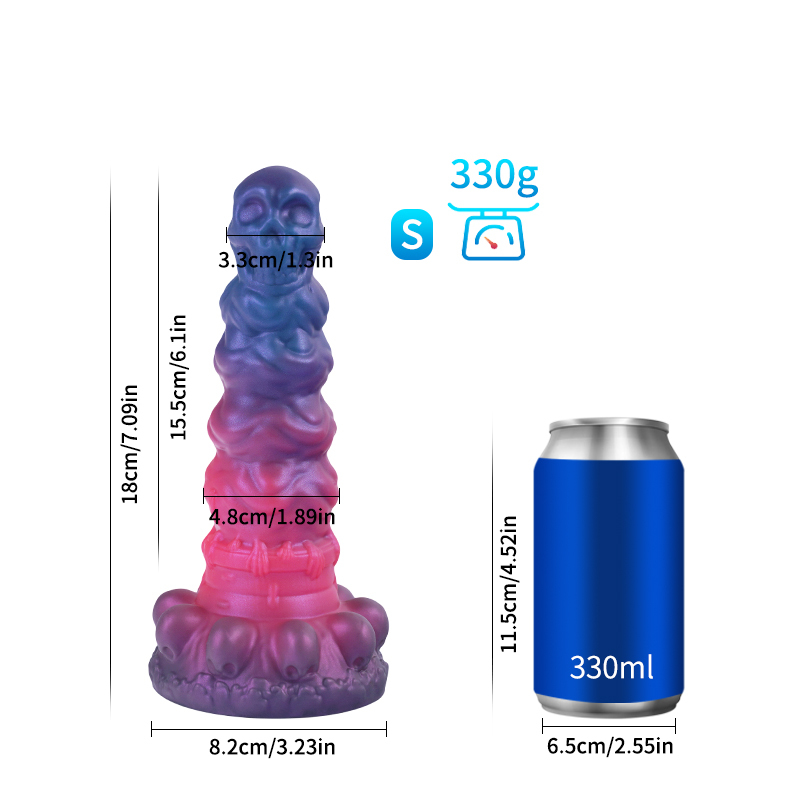 Universal for both men and women Liquid silicone Colorful Luminous Series