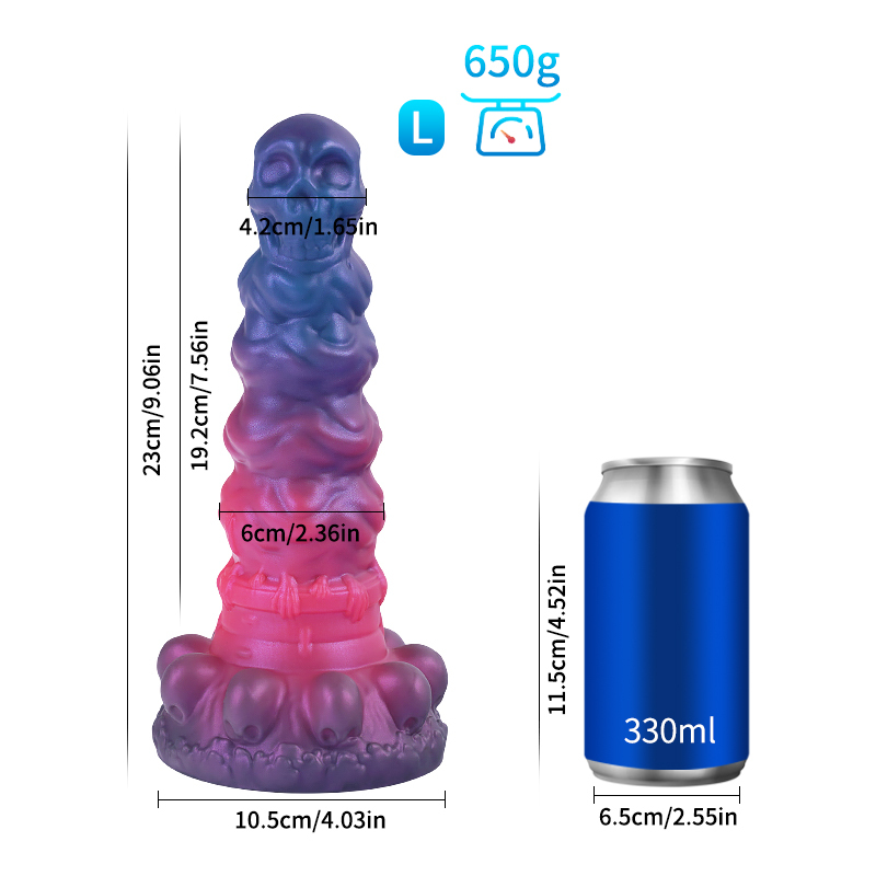 Universal for both men and women Liquid silicone Colorful Luminous Series
