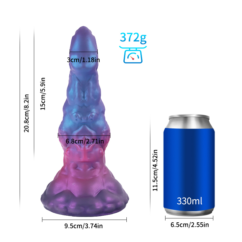Universal for both men and women Liquid silicone Colorful Luminous Series