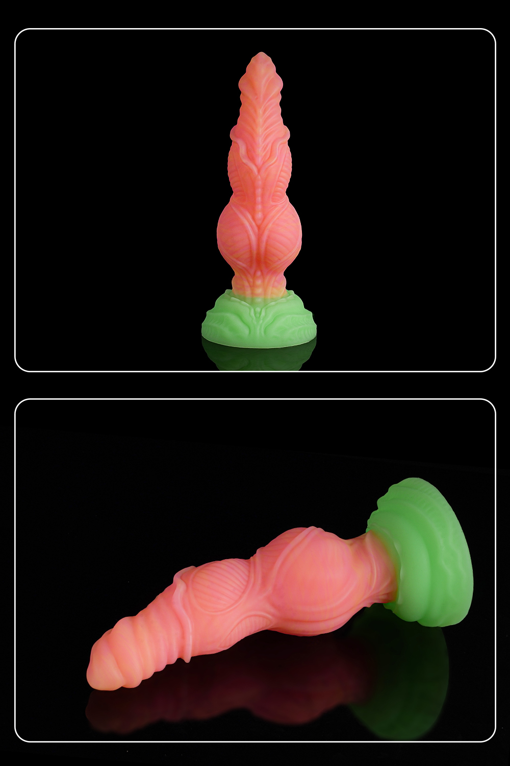 Universal for both men and women Liquid silicone Colorful Luminous Series Pink