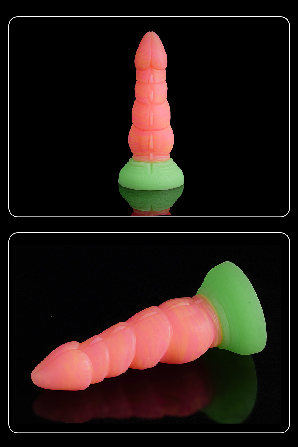 Universal for both men and women Liquid silicone Colorful Luminous Series Pink