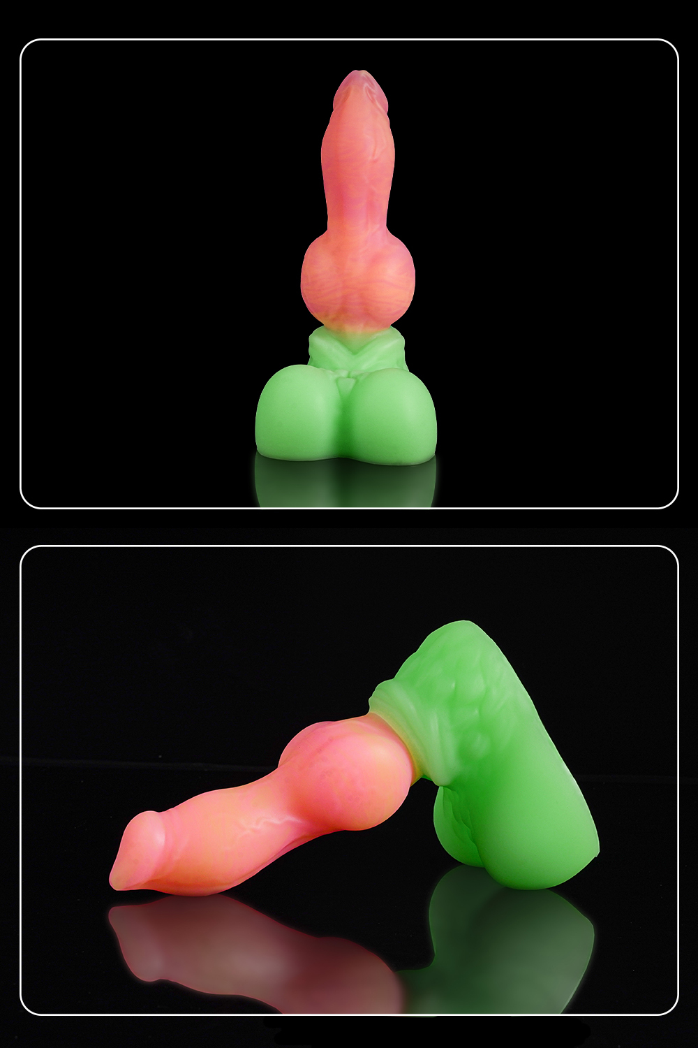 Universal for both men and women Liquid silicone Colorful Luminous Series Pink