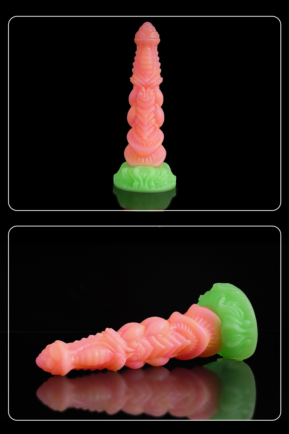 Universal for both men and women Liquid silicone Colorful Luminous Series Pink