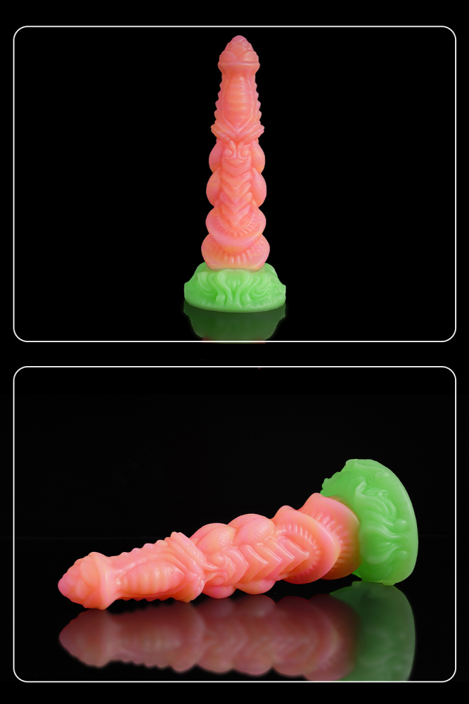 Universal for both men and women Liquid silicone Colorful Luminous Series Pink