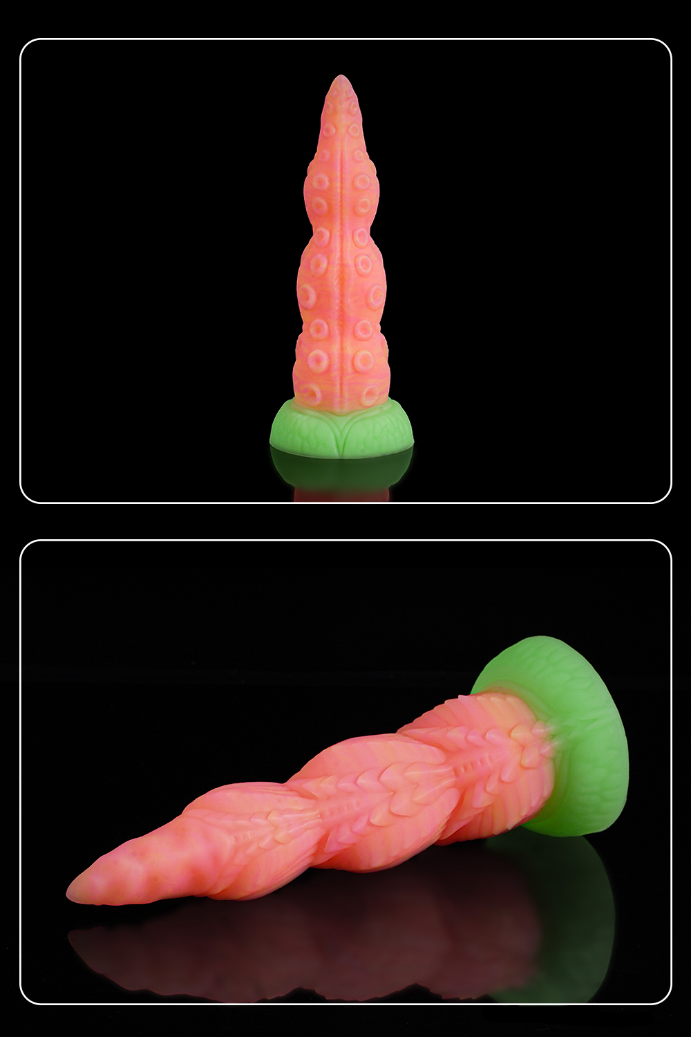Universal for both men and women Liquid silicone Colorful Luminous Series Pink