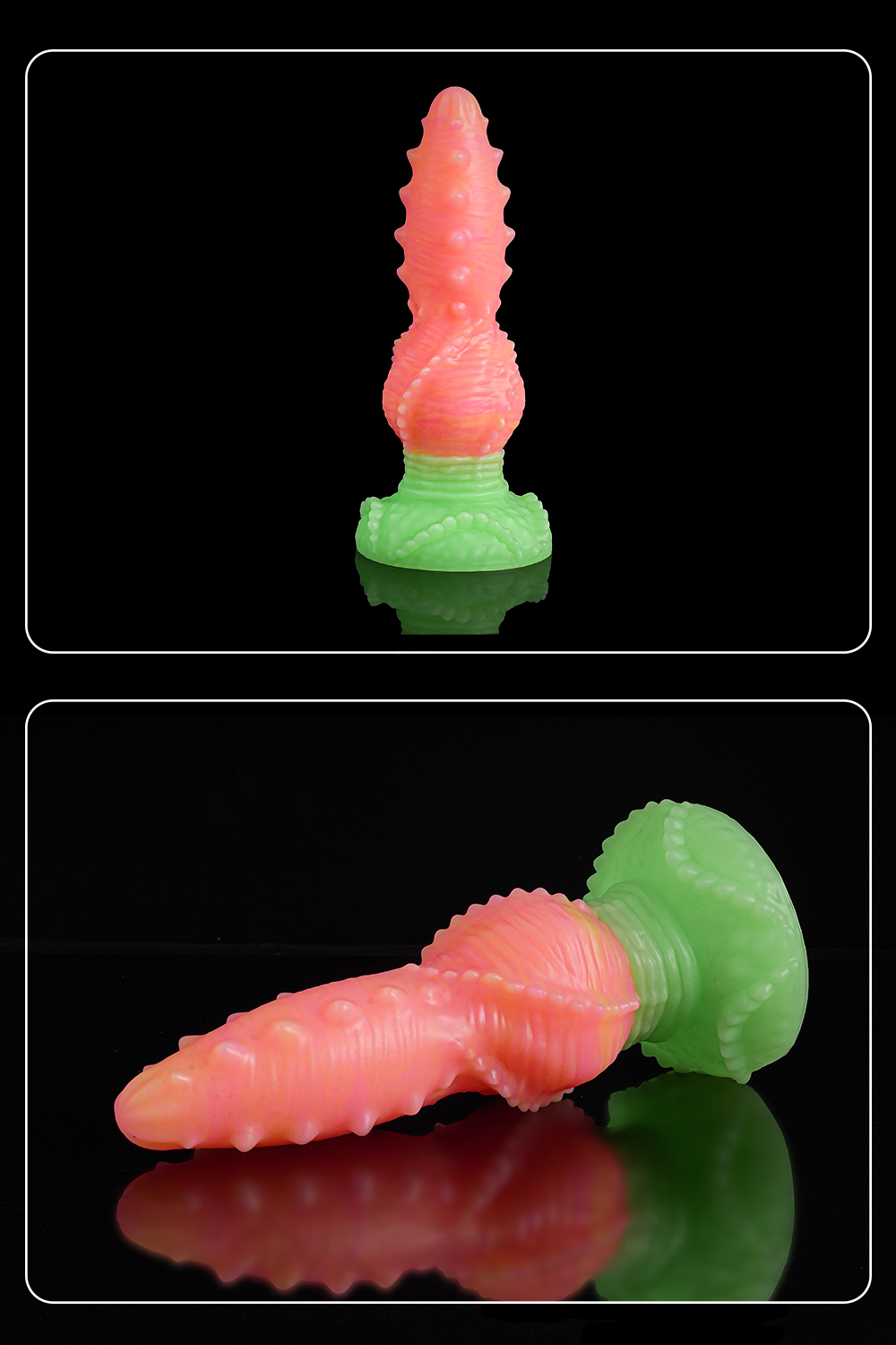 Universal for both men and women Liquid silicone Colorful Luminous Series Pink