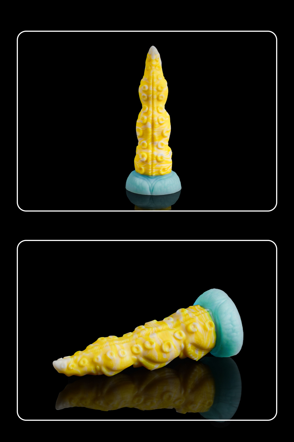 Universal for both men and women Liquid silicone Colorful Luminous Series Yellow