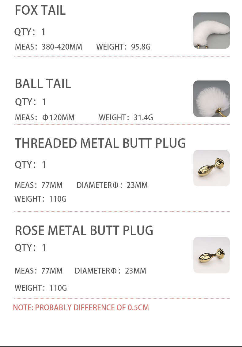 Detachable anal plug