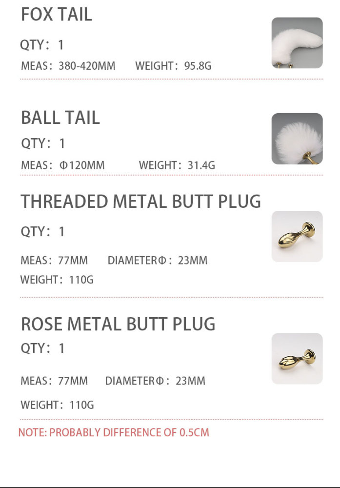 Detachable anal plug