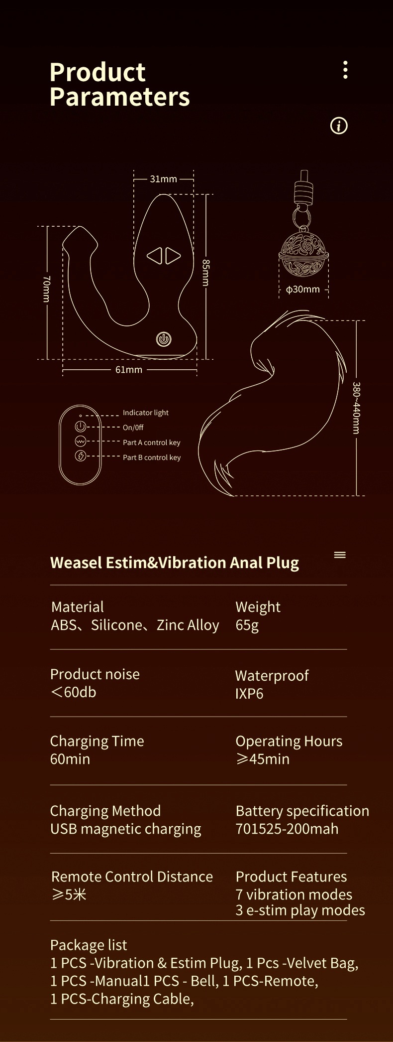 Electric fox For both men and women