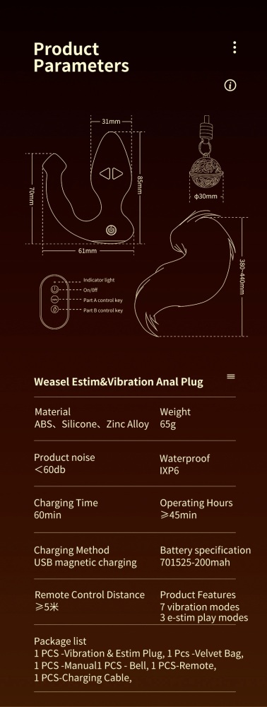 Electric fox For both men and women