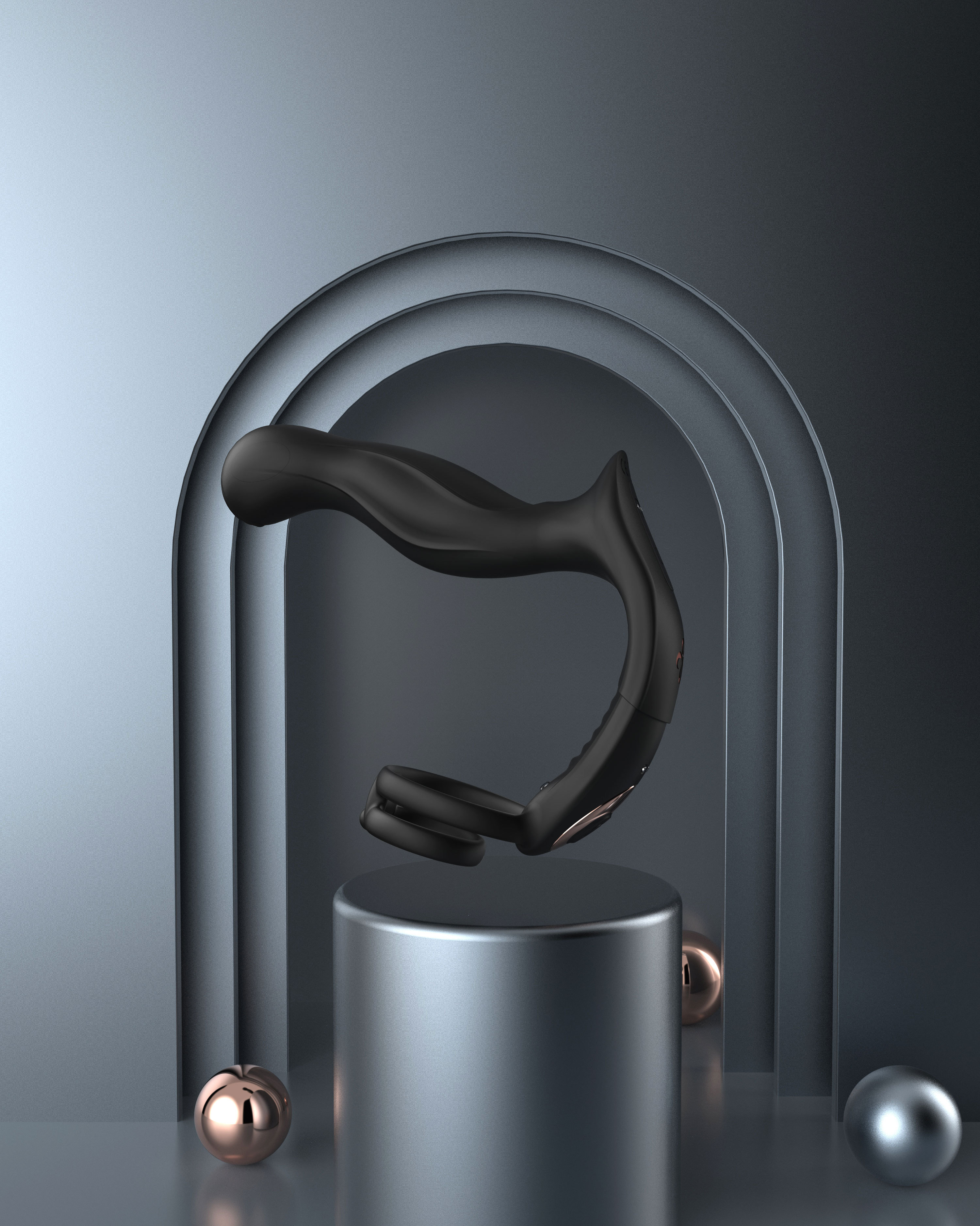 Spirit Snake Locking essence ring Anal plug Two-in-one