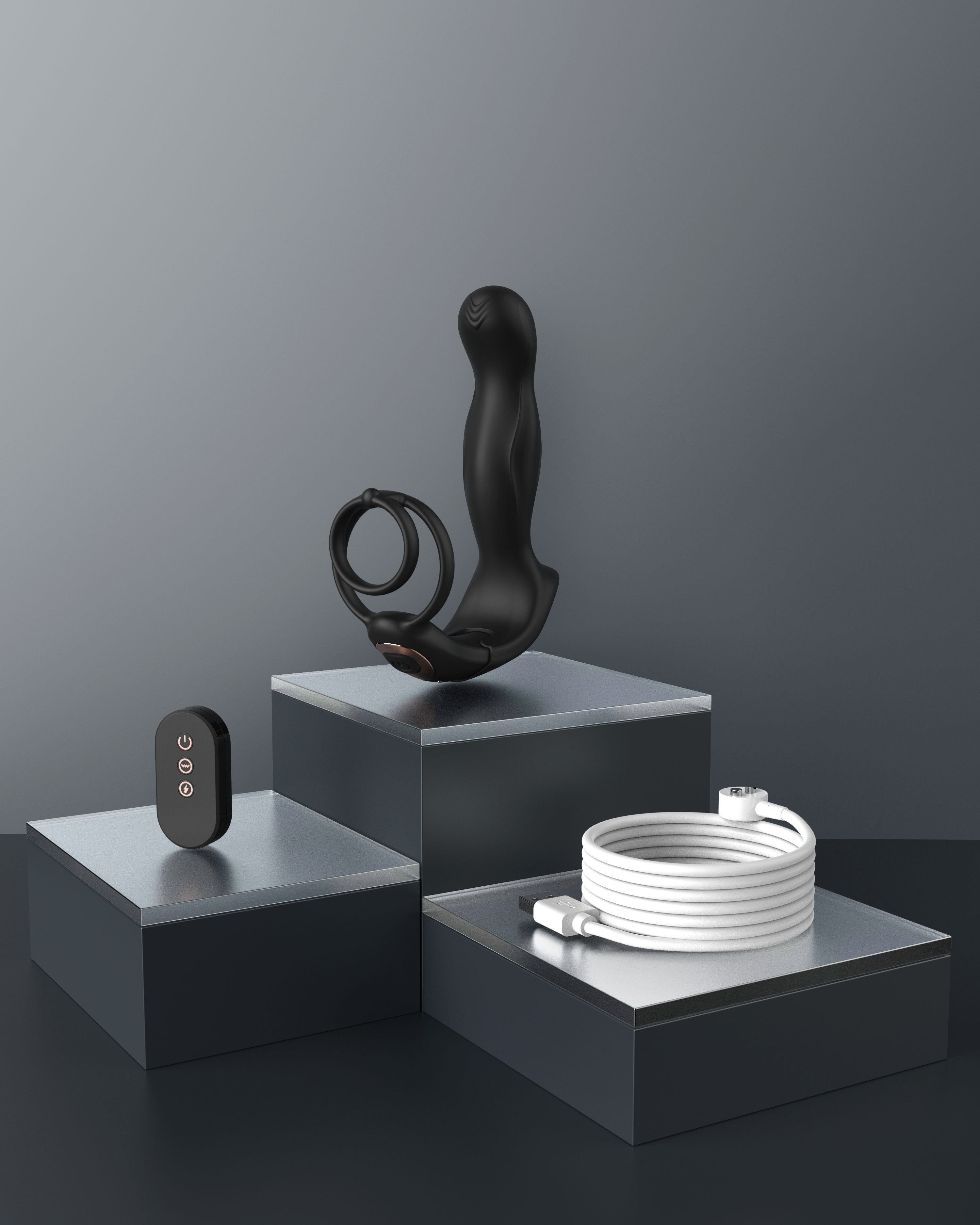 Spirit Snake Locking essence ring Anal plug Two-in-one