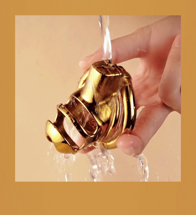 Rhinoceros horn penis lock