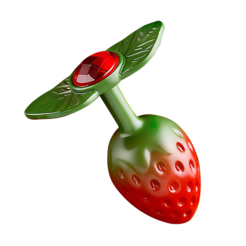 Strawberry anal plug