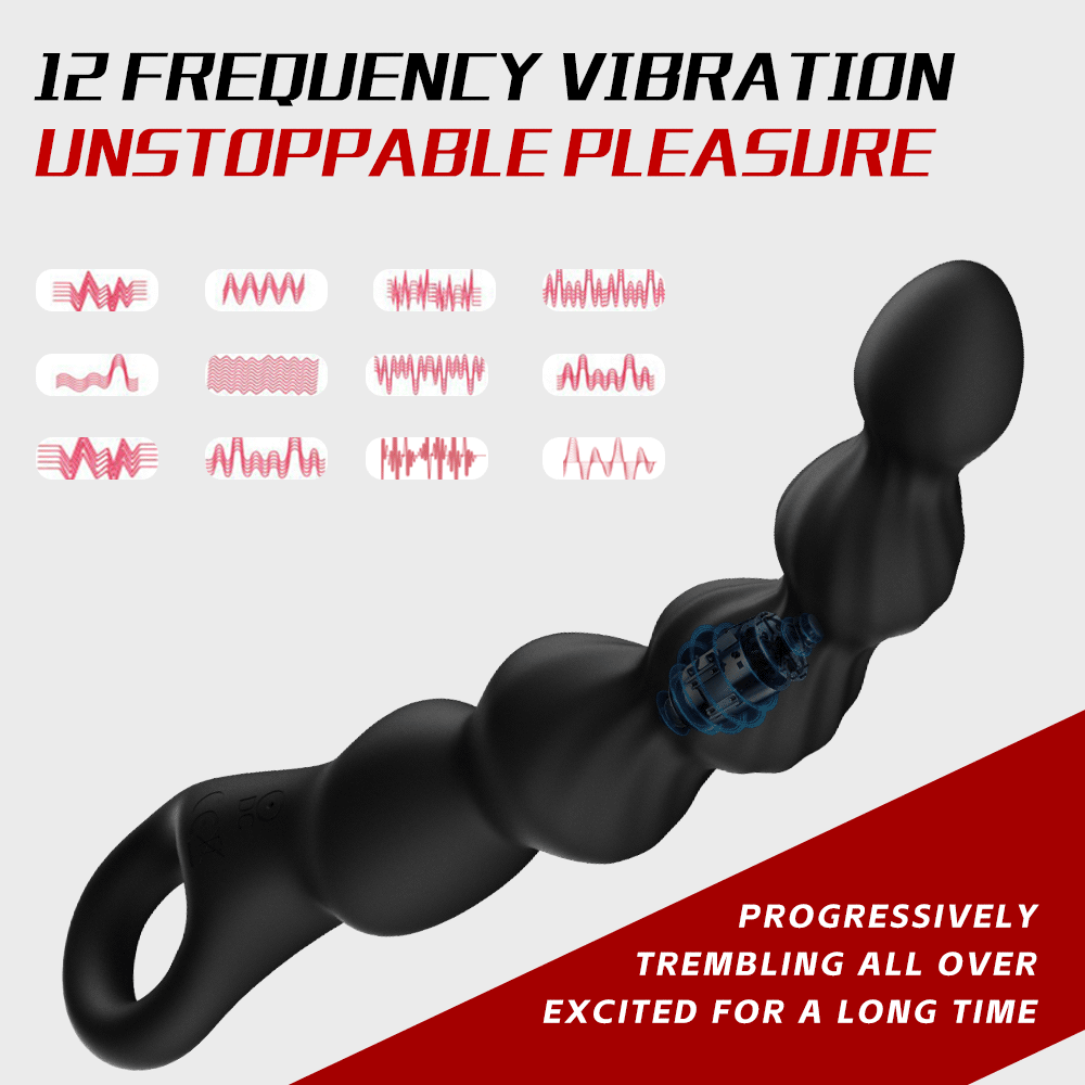Anal bead massage stick