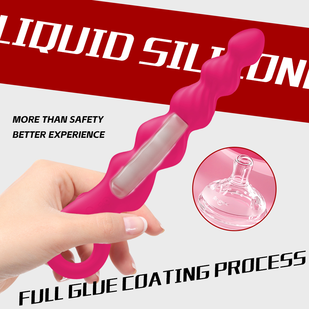 Anal bead massage stick