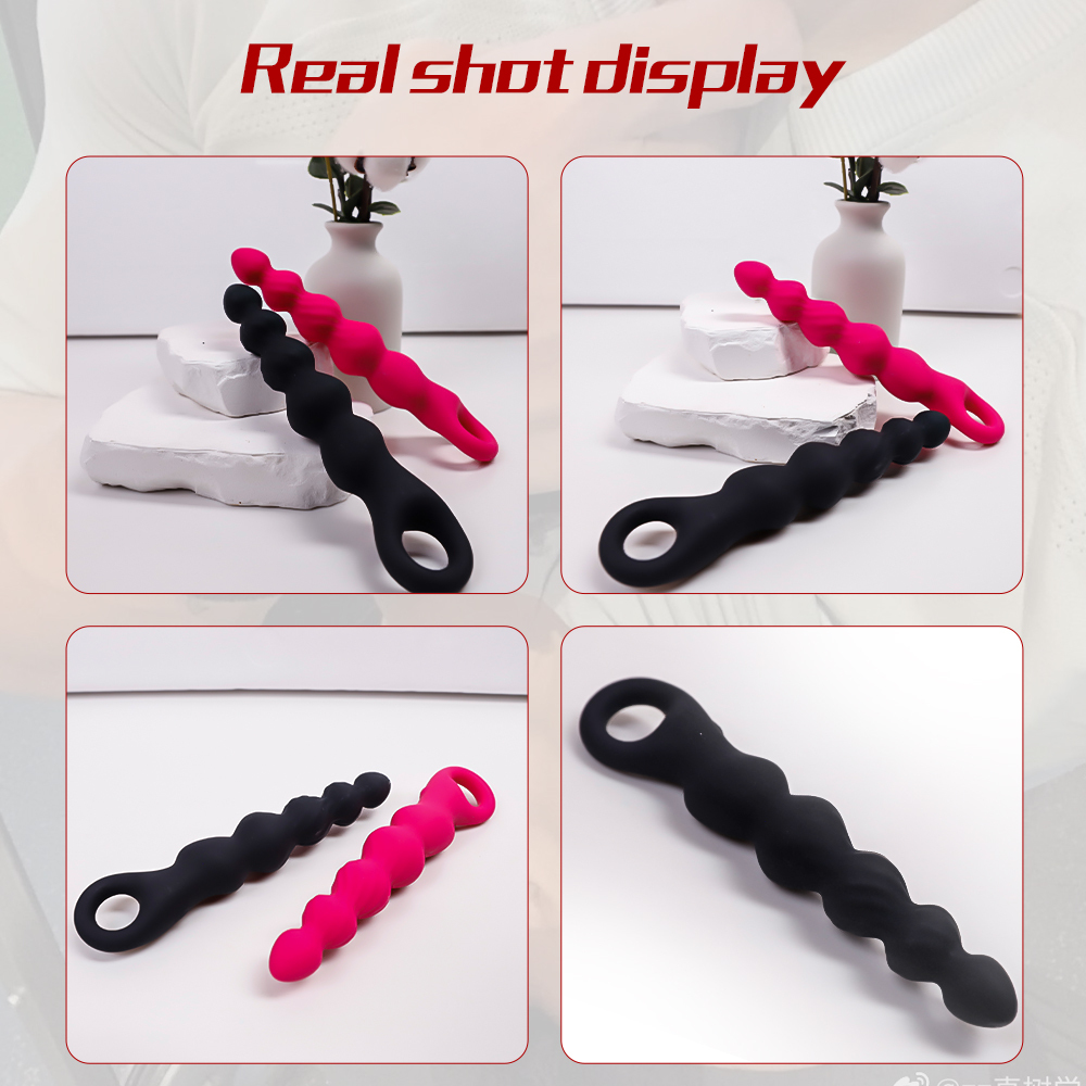 Anal bead massage stick