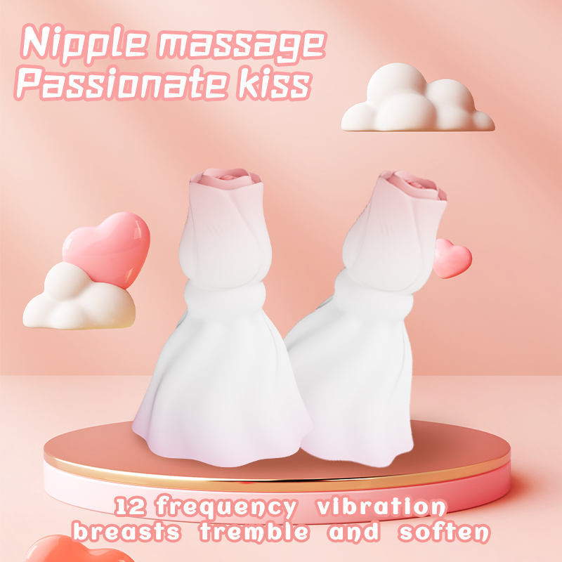A passionate kiss of roses